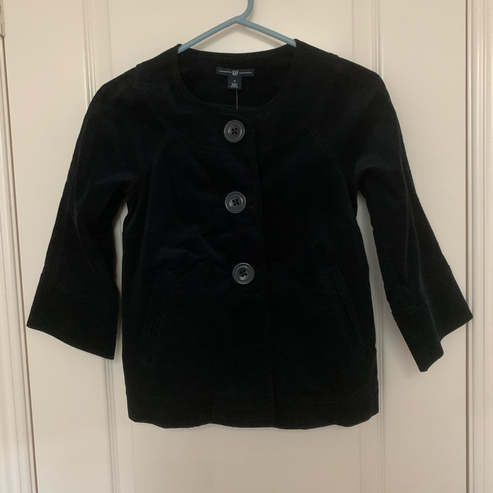 NWT GAP Navy Blue Ladylike Jacket or Shrunken Blazer Coat